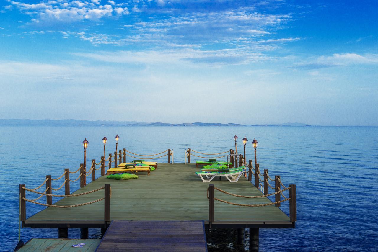 Kayalar Blue Beach Hotel Sazlı 외부 사진